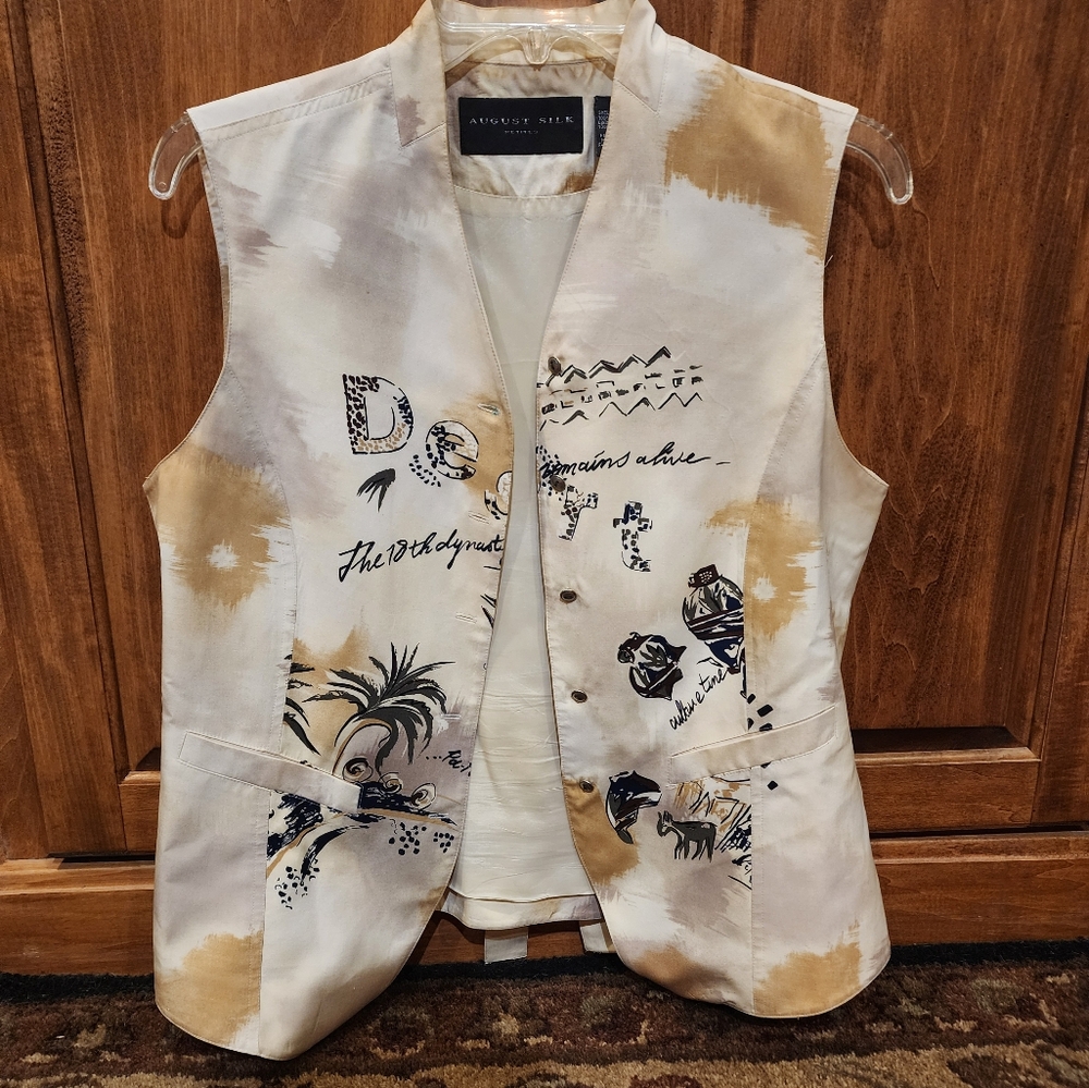 August Silk Petites Chic Vest